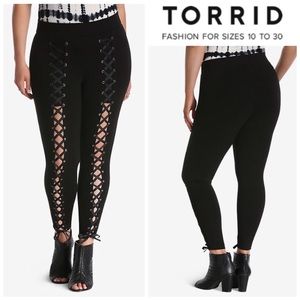 TORRID | Plus Size Ponte Lace-Up Sz 1 fits 14/16